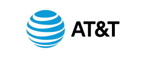 The AT&T company logo